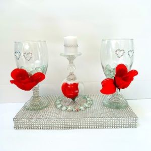 Wine glasses decor